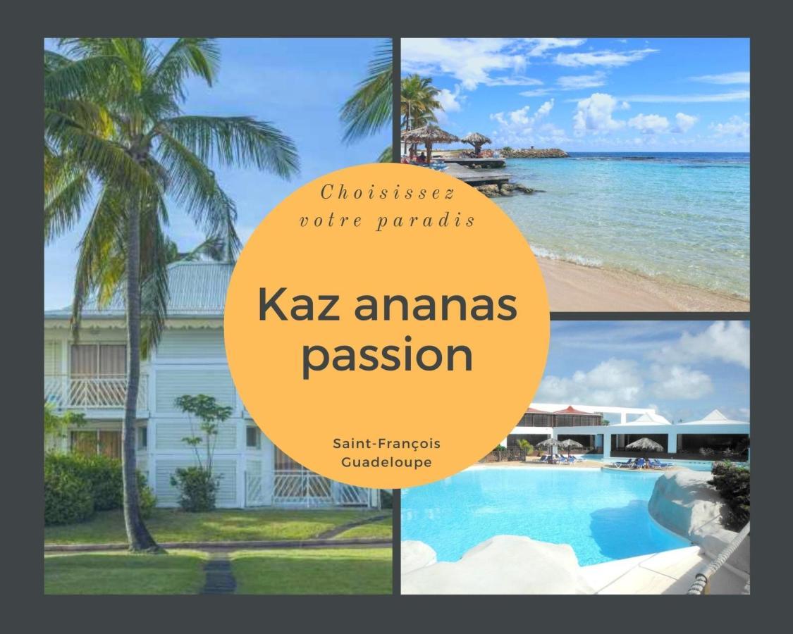 F3 _ Kaz Ananas Passion Au Manganao Apartment Saint-Francois  Exterior foto