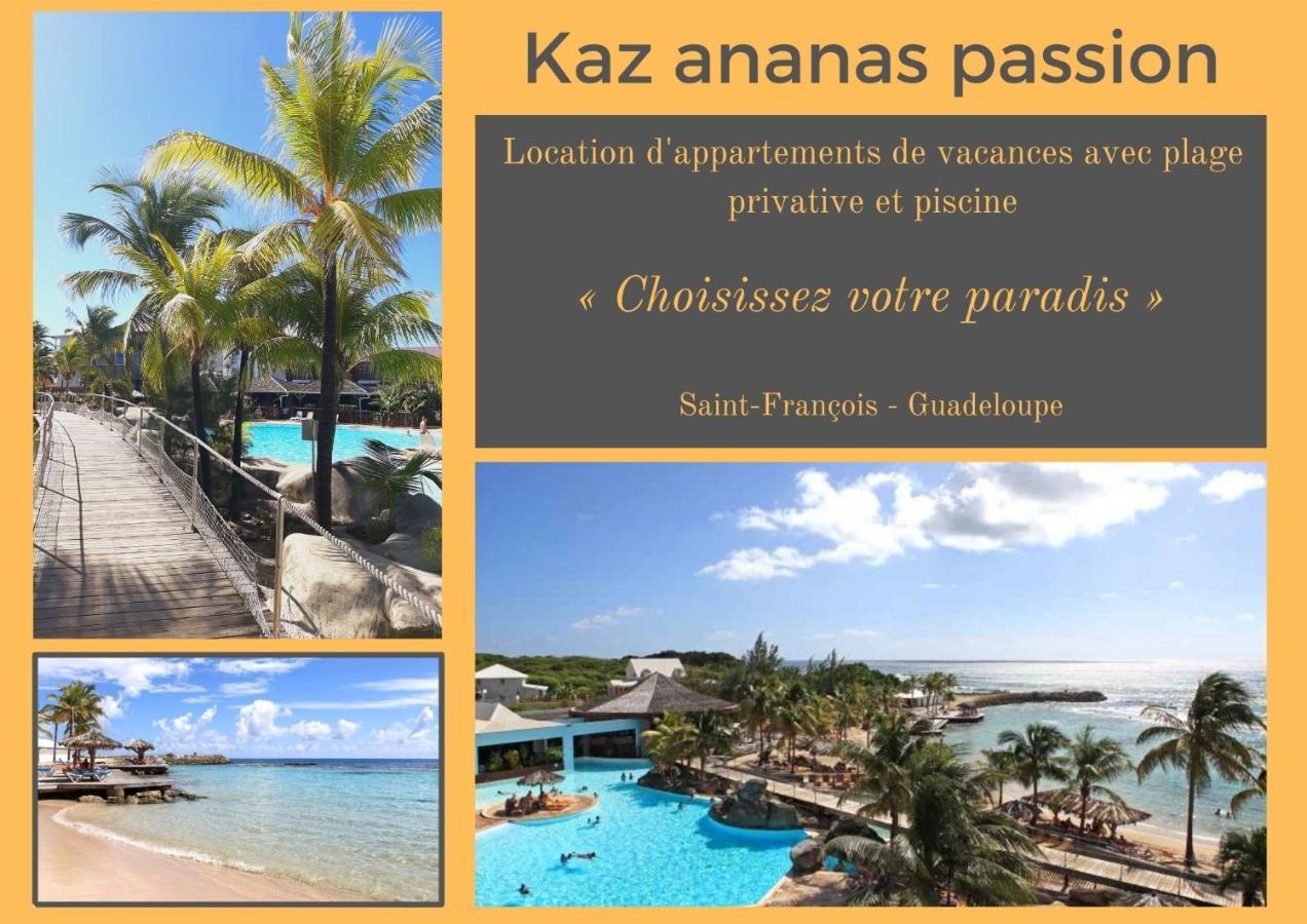 F3 _ Kaz Ananas Passion Au Manganao Apartment Saint-Francois  Exterior foto